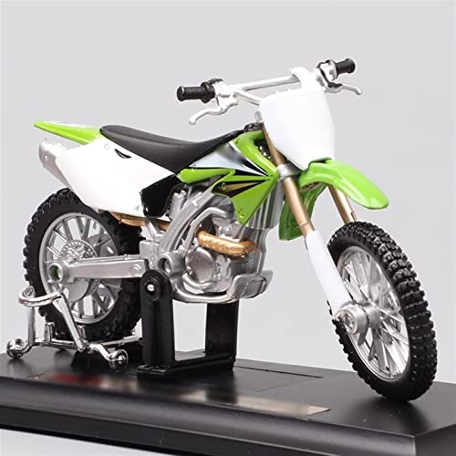 Motocross miniature Kawasaki KX 250F 1/18, dirt bike de course modèle réduit moulé sous pression