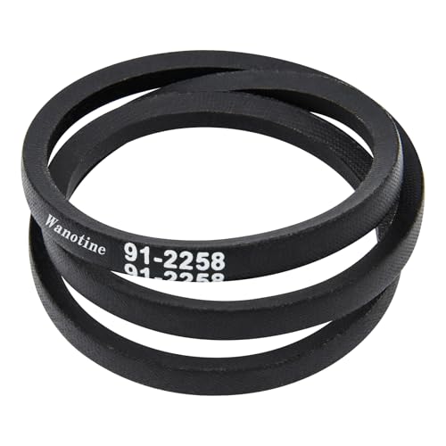 Wanotine 91-2258 V-Belt 3/8" x 35" Replaces Toro Recycler 22'' Drive Belt for Toro 20016, 20017, 20018 Self-Propelled Lawn Mowers, Replaces 91-2258 Drive Belt (1-Pack)