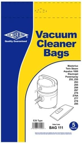 Vacuum Bags to fit Electrolux Z76 E26 Type 5 Pack