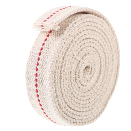Unomor 1roll Kerosene Lamp Wick -feet Cotton Knitted Oil Wick for Use for Oil Lamps Lanterns Lighting