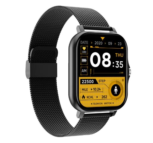 XIUDEEN Reloj Inteligente Pulsera Deportiva Bluetooth Medidor de Llamada Paso Frecuencia Cardíaca Pantalla Táctil Pulsera Intel