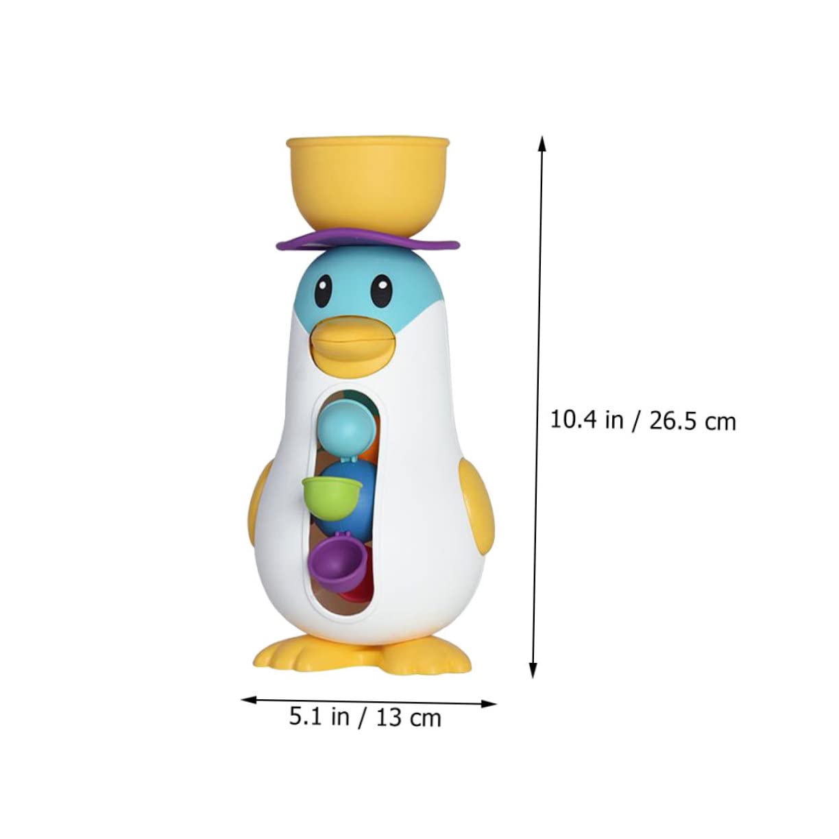 VICASKY Penguin Windmill Bath Toy for Toddlers - Image 3