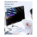 LYLSMGS Hanging 20 Inch Computer Privacy Screen Protector Shield, Eye Protection Anti Blue Light Glare Filter, Removable Data Security PC Privacy Screen Filter Panel, 16:9 Widescreen Monitor