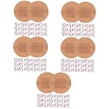 OATIPHO 5 Series Apósito Adhesivo Vendajes Elástico Protector Banda Adhesiva Pequeño Vendaje De Articulación De Nudillos Vendas Para Los Dedos Vendaje Pegatinas Marrón Claro 50 Piezas X 5