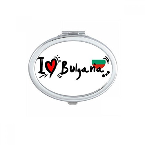 Miroir portable Brésil ovale à la main haute précision
