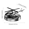 Rrlihjgu Solar Car Air Freshener - Helicopter Shape Dashboard Car Aromatherapy Diffuser,Helicopter Solar Energy Rotating Aromatherapy Diffuser for Car, Truck #5
