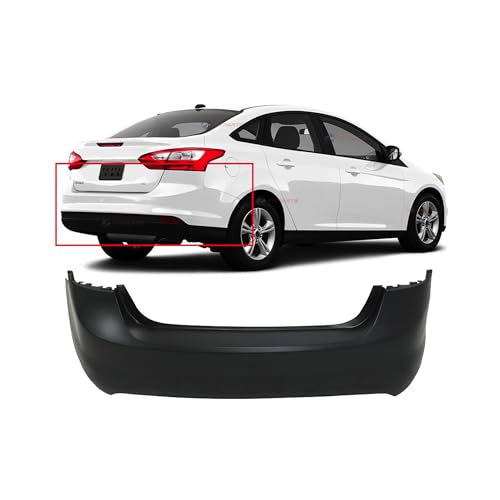 Image of FitParts Compatible with Ford Focus 2012-2014 Rear Bumper Cover | Sedan, Sedan Only, OEM CP9Z17K835BAPTM, FO1100677