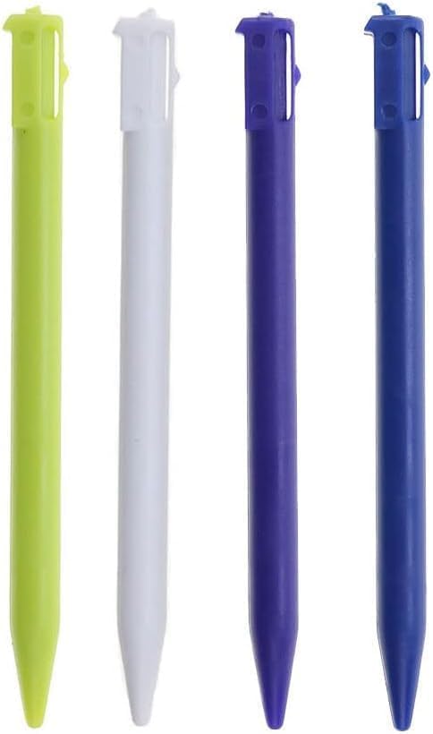 4PCS Plastic Touch Screen Pen Stylus Portable Pen for 3DS Game Console Stylus Pen (4 Color D)