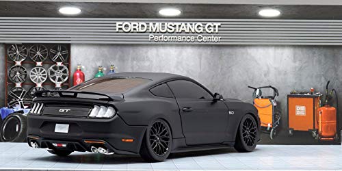 Image of 2019 Ford Mustang GT 5.0 Coupe Matt Black 1 /18 Diecast Model Car by Diecast Masters 61005