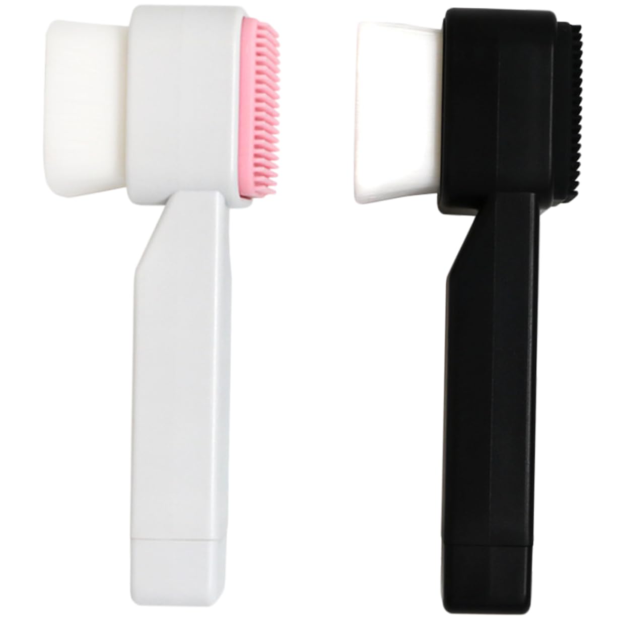 WOFASHPURET 2pcs Face Brush Soft Bristles Gentle Exfoliating Facial Cleansing Tool Double-Sided Facial Scrubber for Blackhead Removal