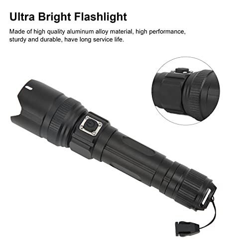 Image of LED Torch Light, Aluminum Alloy Type C Ultra Bright Flashlight for Hiking for Camping for Adventure'