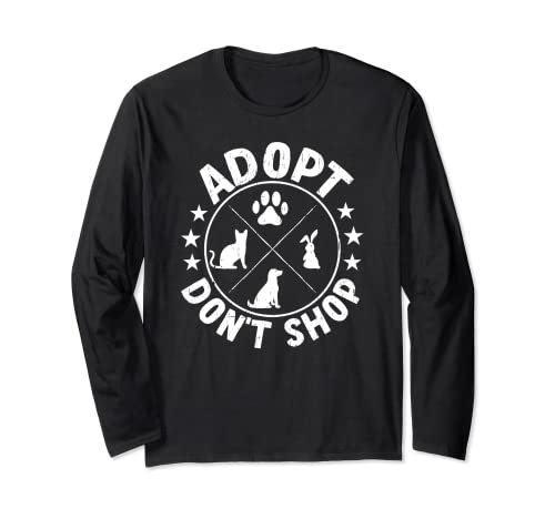 Adopt Don't Shop Manga Larga