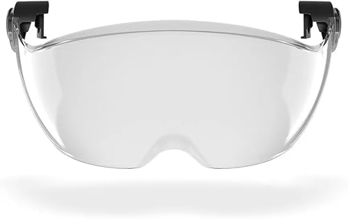 Defender Safety Visera H2, clasificación ANSI Z87+, antivaho y antiarañazos tintadoopciones transparentes,