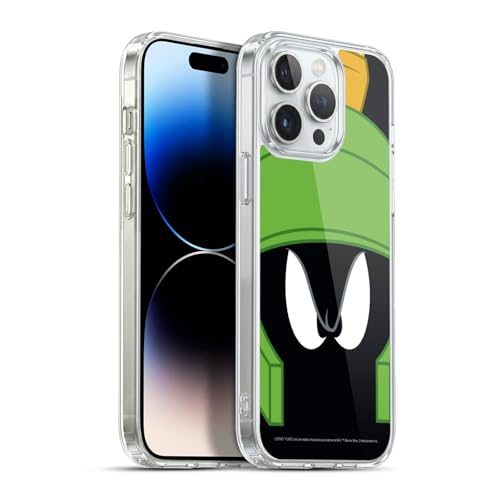 Head Case Designs Officially Licensed Looney Tunes Marvin The Martian Full Face Gel Case [Military Grade Protection] Compatible with Apple iPhone 13 Pro Max