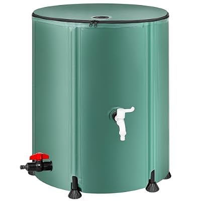Collapsible 53-Gallon Rain Barrel