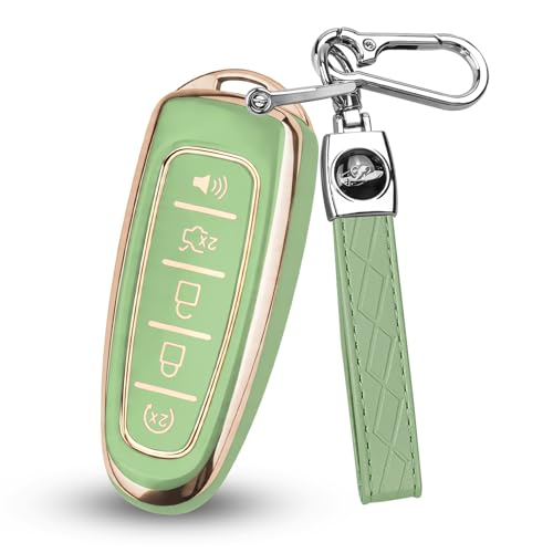 Coque de clé Ford et Lincoln finition dorée élégante pour protéger votre télécommande