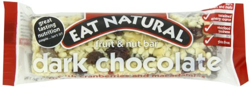 Eat Natural Dark Chocolate, Cranberry and Macadamia, 1.59 Ounce (Pack of 12)