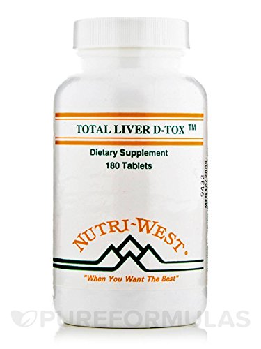 Total Liver D-Tox - 180 Tablets By Nutri West #TOP1