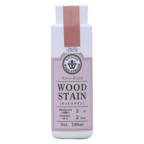和信ペイント 水性着色剤 ウッドアトリエ ウッドステイン 180ml 800666 木目を生かした着色 WS-16 テラコッタ