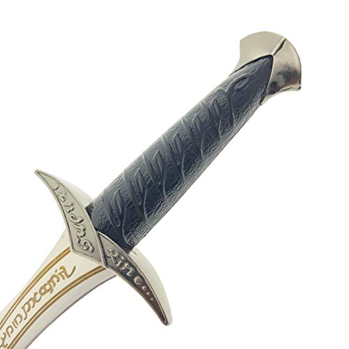 LKOQO 11" Fantasy Medieval Elvish Dagger. For Collection, Gift or Cosplay Renaissance Characters A Fair,Stainless Steel (Black)4