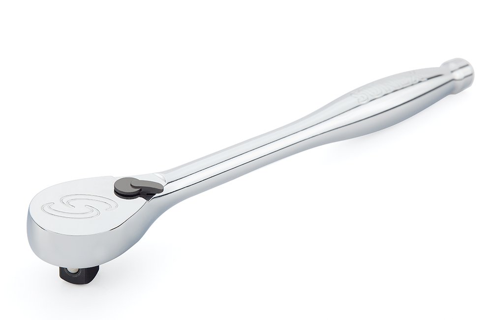 Sunex 20080 1/2-Inch Drive 80-Tooth Low Profile Chrome Ratchet with Teardrop Handle