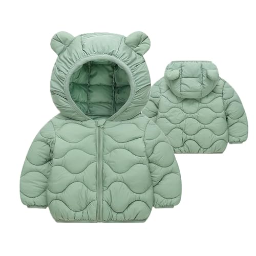 Toddler Lightweight down Jackets Zip up Cute Hooded Puffer Coats Baby Boys Girls Windproof Outwear Winter Warm Jackets2