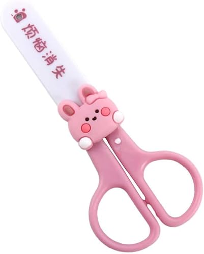 Pink Multi-Purpose Mini Portable Scissors - Stainless Steel Detail Craft Hand Scissors for Art Projects