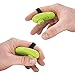 LMS Trading Finger-Clicker grün ergonomisch geformter Clicker mit weichem Silikonring zum Aufstecken auf den Finger