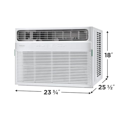 Image of Frigidaire 208v /230v 18000 BTU Smart Window Air Conditioner with 16000 BTU Heater, Dehumidifier, Wi-Fi & Remote Control, Quiet AC Unit for Home Heating Cooling, Cools Up To 1000 Sq Ft