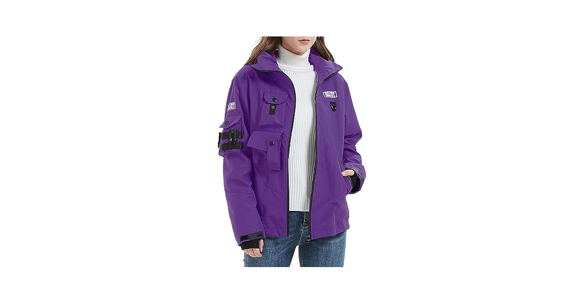 Amazon.com: GOLYOY Bomber Jacket Women Lightweight Techwear