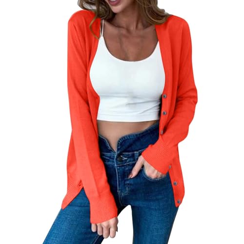Cardigan Sweaters for Women Trendy Button Up Lightweight Cotton Sweater Dressy Casual Open Front Cardigans
