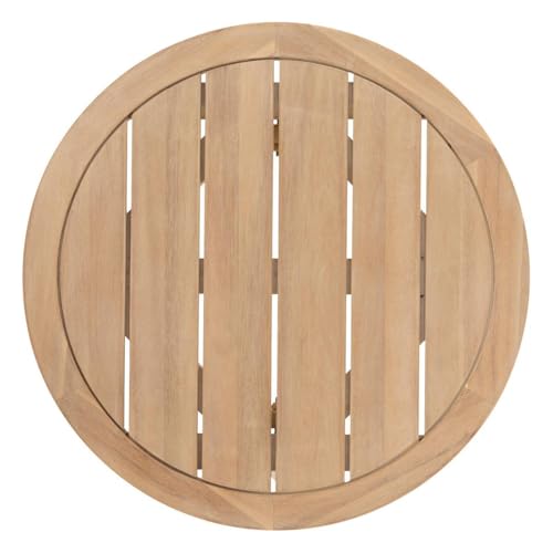 Table d appoint de jardin ronde Papouasie 55 x 508cm en acacia Hespéride - vue 5