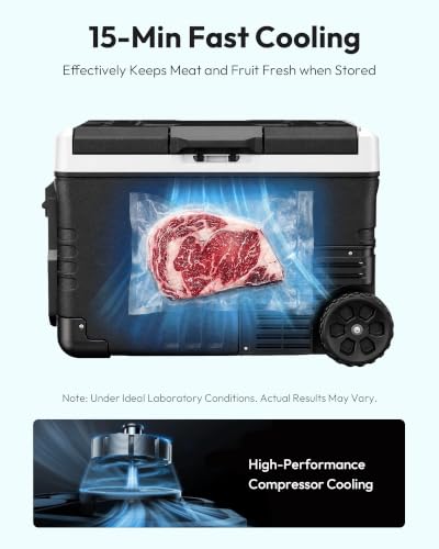 EUHOMY 37QT 12V Portable Freezer