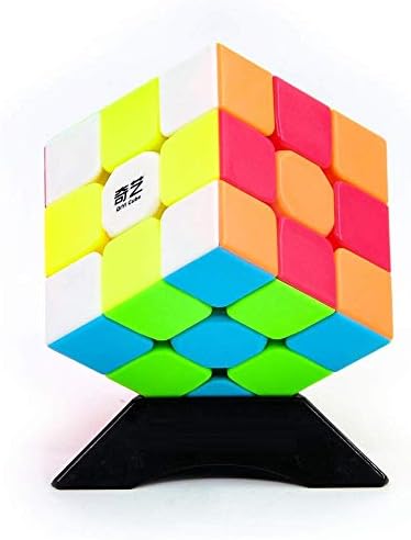 Fiddly’s Stickerless Speed Cube 3x3x3 | Smooth & Fast Magic Puzzle Cube for Kids 6+ | Anti-Pop, Durable Brain-Boosting Cube for Learning & Speed Cubing Practice