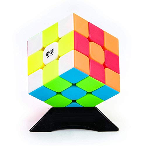 Fiddlyโs Stickerless Speed Cube 3x3x3 | Smooth & Fast Magic Puzzle Cube for Kids 6+ | Anti-Pop, Durable Brain-Boosting Cube for Learning & Speed Cubin