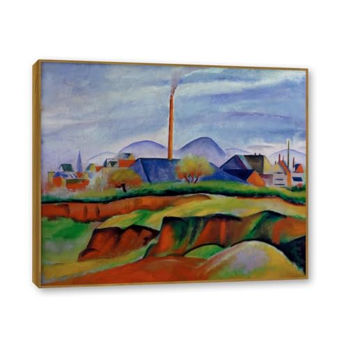 Impression sur toile August Macke pour une décoration murale de salon moderne branché