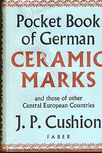 Hardcover Pocket book of German ceramic marks and those of other central European countries Book