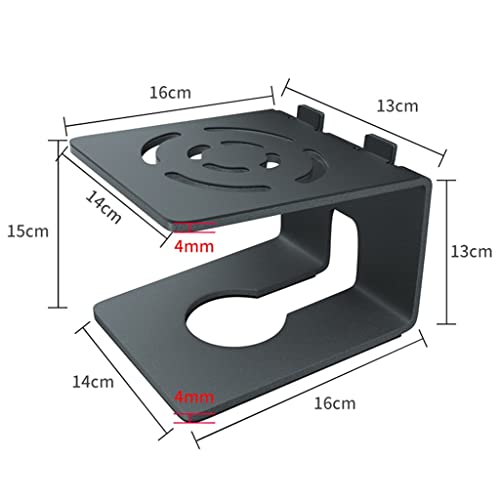 Coppia di supporti per altoparlanti da tavolo con cuscinetti di assorbimento delle vibrazioni, supporta fino a 18,1 kg per una migliore esperienza audio