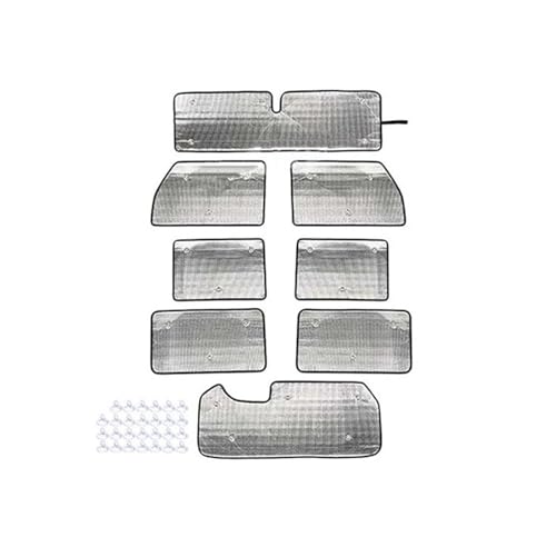 Pare-soleil voiture Jeep Wrangler JK anti-chaleur habitacle frais aluminium