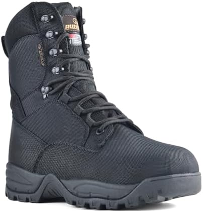 Men's Waterproof Military Tactical Boots Lightweight Work Boot In...