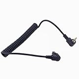 Neewer 2.5mm-C3 Off Camera Remote Shutter Release Cable Connecting Cord for Canon 1D/5D/6D/5DII/5DIII/7D/10D/20D/30D/40D/50D Wireless flash Trigger