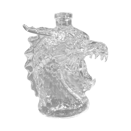 Decantador de whisky de dragón, botella de whisky, botellas de decantador de dragón, recipiente divertido de licor, vino de animales de vidrio para hombres, degustación en casa, cerveza, día del padre