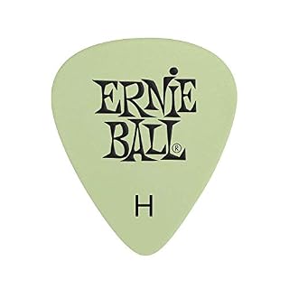 Ernie Ball Lot de 12 médiators lourds fluorescents, en cellulose - Les Beatles, Paul McCartney, John Lennon, RIngo Starr, George Harrison