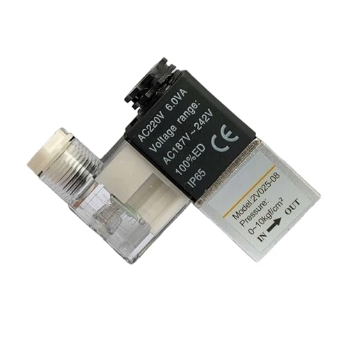 Électrovanne 2V025-08 mécanique robuste en aluminium pour automatisme