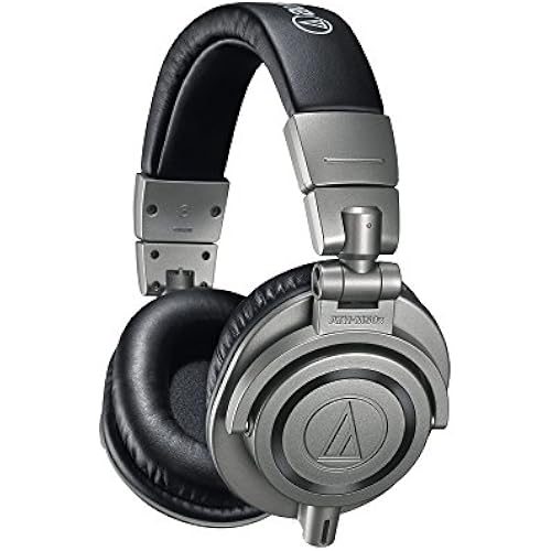 Audio-Technica ATH-M50XGM Professional Monitor Headphones, Gun Metal