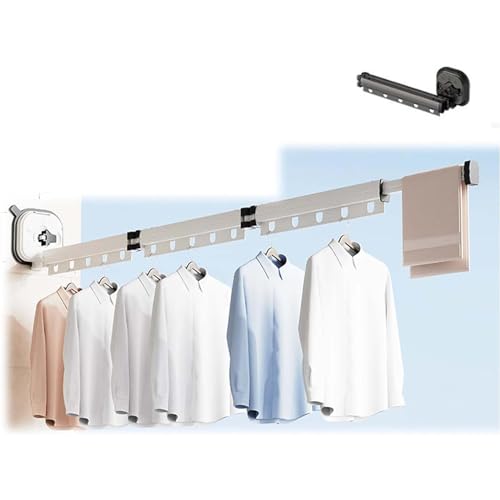 Bras extensible en aluminium durable pour étendoir à linge rétractable haut de gamme