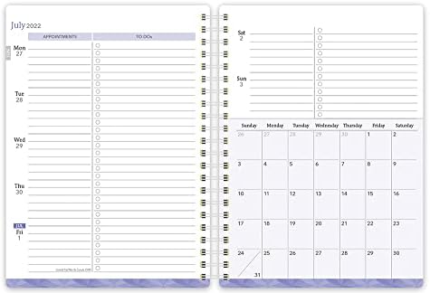 Fresh From the Garden | 2023 6 x 7.75 Inch 18 Months Weekly Desk Planner | Foil Stamped Cover | July 2022 - December 2023 | Plato | Planning Stationery