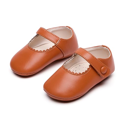 Image of PHIRAMIN Toddler Girl Mary Jane Dress Shoes-Little Girl School Uniform Shoes for Wedding Party