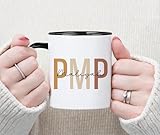 Project Management Professional Mug for PMs, PMP Certified Office Cup, Unique Project Manager Gift, Practical Certification Coffee Cup for Professionals and Workplace Teams
