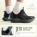 ALLSWIFIT Women's Slip On Walking Shoes Hands-Free Cushion Running Tennis Shoes Non-Slip Comfortable Workout Gym Sports Athletic Fashion Sneakers ActiveBreeze2.0,Size 8,Black,SARS26001W